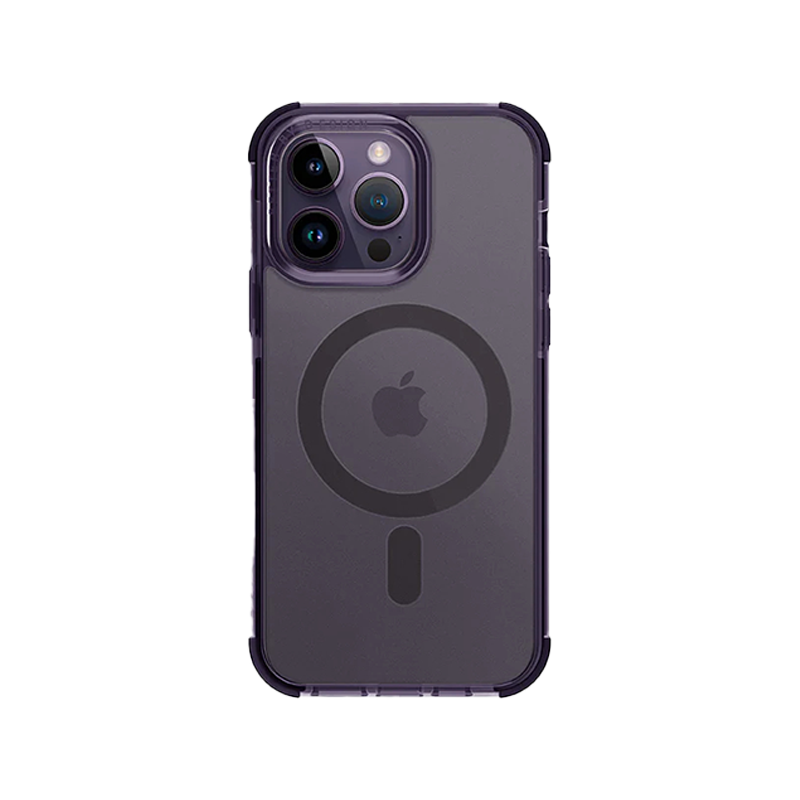 Uniq Hybrid Combat MagSafe Combat Case for iPhone 14 Pro/Pro MAX - Fig Purple -  كفر حماية عالية - يونيك - ماغ سيف