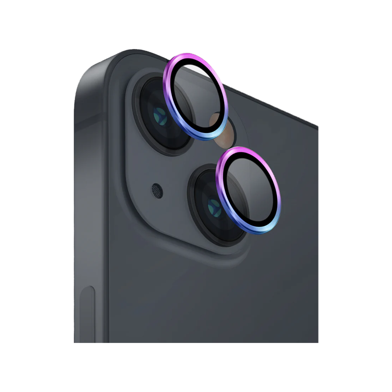 Uniq Optix Camera Lens Protector For iPhone 14/14 Plus/14 Pro/14 Pro Max - Iridescent - حماية لعدسة كاميرا الهاتف