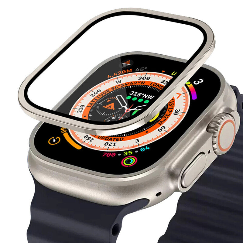 Tempered Glass Screen Protector for - Apple Watch - Ultra 49mm - حماية شاشة لساعة - ابل واتش يونيك - مقاس 49