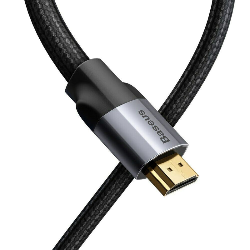 Baseus HDMI Cable 4K HD - كيبل تلفزيون - متوفر بطول 1 متر\2\3\5\8 متر